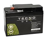TECNO-GEL Motorrad-Batterie für YTR4A-BS, 12V...