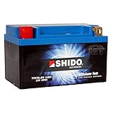 SHIDO LTX7A-BS LION -S- Batterie Lithium, Ion Blau...