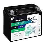 Batterie24.de HeyVolt GEL Motorradbatterie 12V...