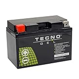 TECNO-GEL Motorrad Qualitäts Batterie für Suzuki...