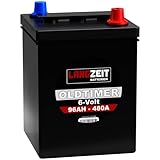 LANGZEIT Oldtimer Batterie 6V 96Ah Autobatterie...
