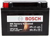 Bosch FA102 - AGM-Motorradbatterie - 12V 120A 8Ah...