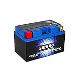 SHIDO LTZ10S LION -S- Batterie Lithium, Ion Blau...