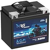 NRG Premium Y60-N30L-A AGM Motorradbatterie 33Ah...