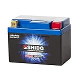 SHIDO LTX5L-BS LION -S- Batterie Lithium, Ion Blau...