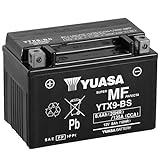 Motorradbatterie Yuasa YTX9-BS - Wartungsfrei - 12...