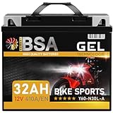 BSA Y60-N30L-A GEL Motorradbatterie 12V 32Ah...