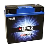 Batterie Shido Lithium 51913, 12V/19AH (Maße:...
