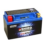 Motorrad Batterie Shido Lithium LT12A-BS /...