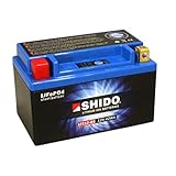 Motorrad Batterie Shido Lithium LTX12-BS /...