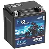 NRG Premium YIX30L-BS AGM Motorradbatterie 35Ah...